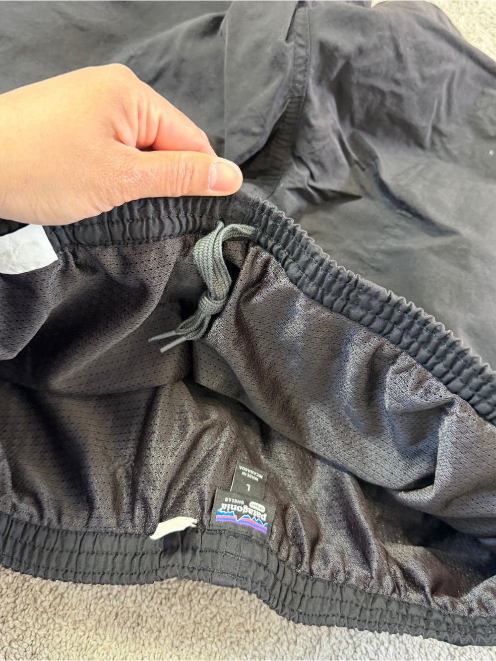 Patagonia Men’s Baggies Shorts 5" Brief Mesh Lined in Black L - Picture 7 of 13
